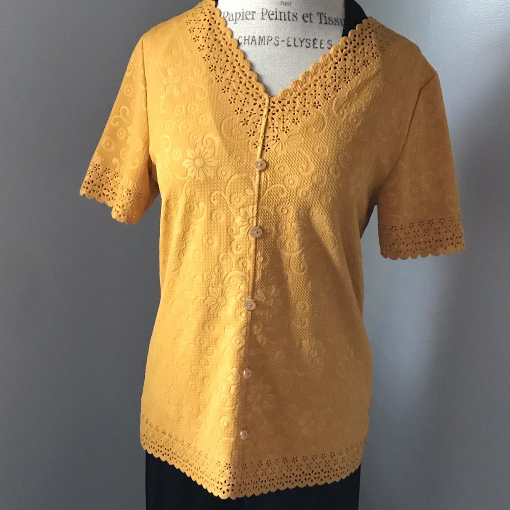 Laser cut Yellow top